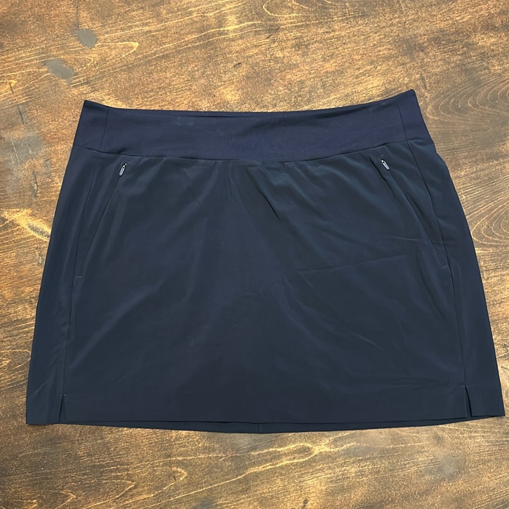Athleta SoHo Skort, navy, size 16